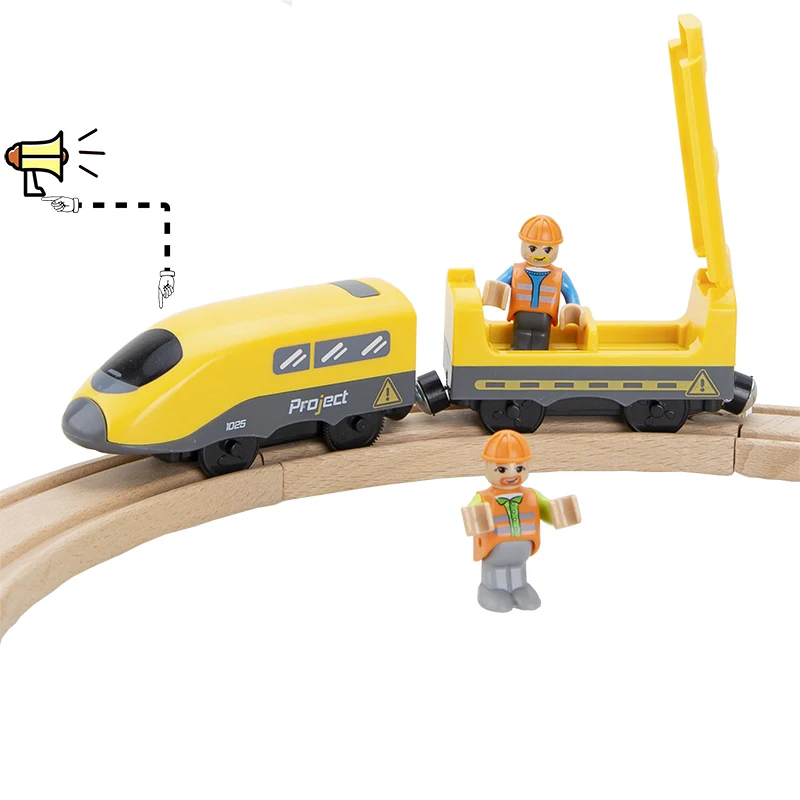 Didelės Spartos Metro Elektrinio Traukinio Žaislų Rinkiniai su Garso Tinka Medinių Geležinkelio Bėgių Berniukų Žaislai, Gimtadienio Dovana