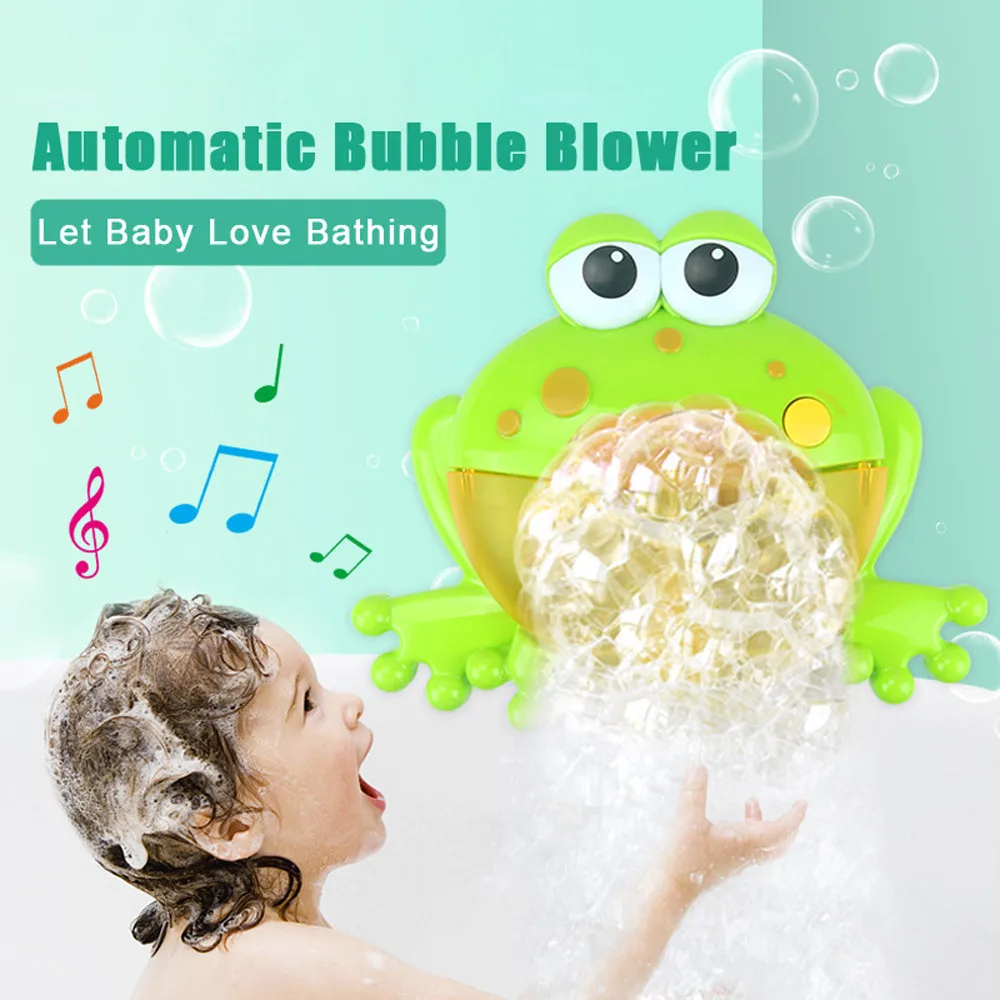 2018 M. Vaikams Baseinas, Vandens Žaislai, Naujagimių Kūdikių Vonios Burbulas Mašina Didelis Varlės Automatinis Su Muzikos Plauti Žaisti Animaciją Švietimo Žaislas