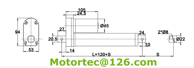 12VDC 24VDC įvesties 50mm insulto 110mm/s greičiu 3500N/350KG/770LB jėga, Naujos sunkiosios linijinis pavaros nemokamas pristatymas