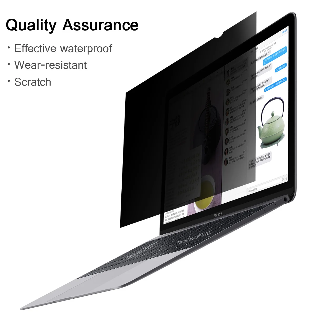 13.3 colių (294mm*165mm) Privatumo Filtras, 16:9 Laptop Notebook Anti-glare Screen protector Apsauginė plėvelė