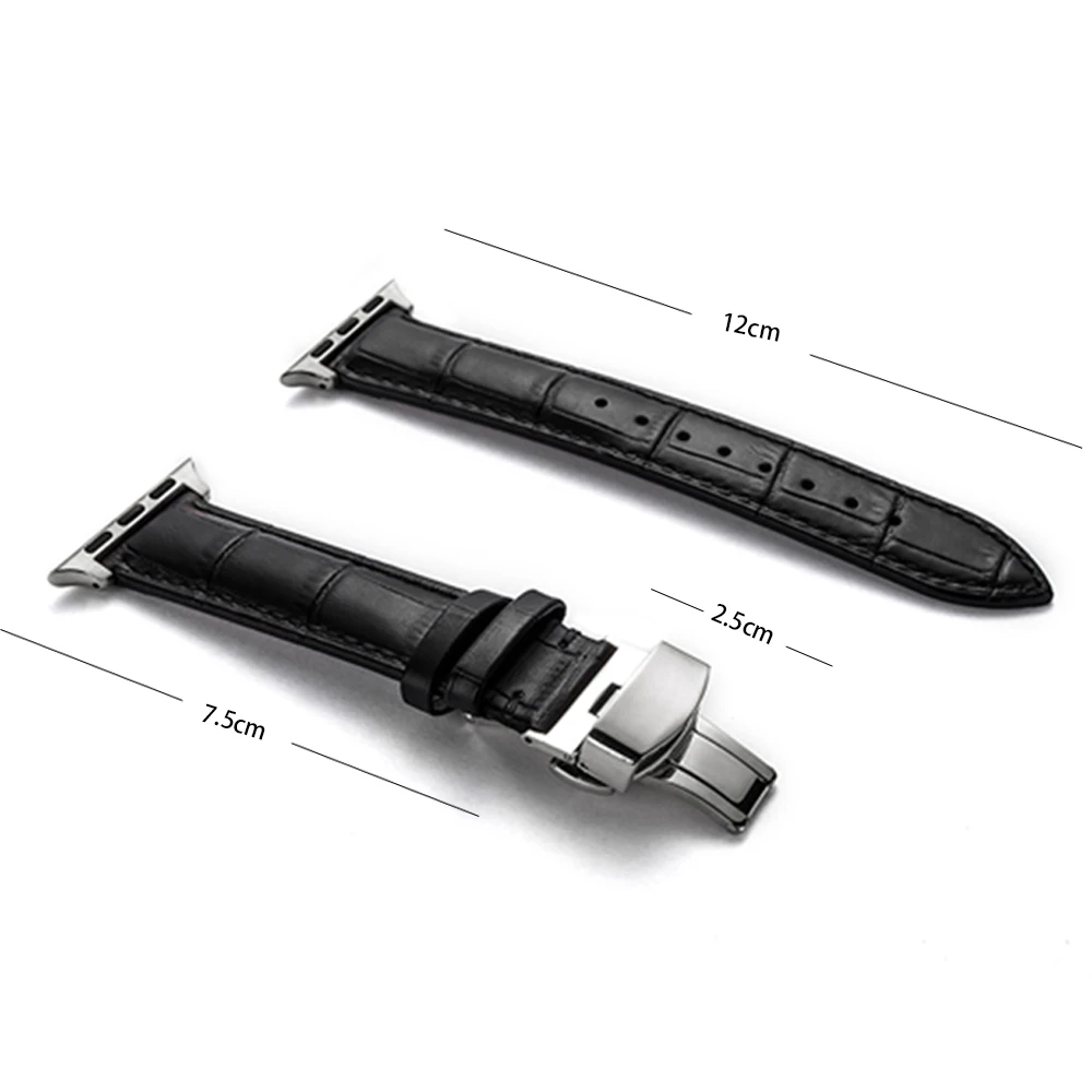 Dirželis Apple Watch Band Serijos 6 SE 5 4 3 2 44 mm 40mm Apyrankė Iwatch 6 5 4 42mm 38mm Geniune Odos Watchband Correas