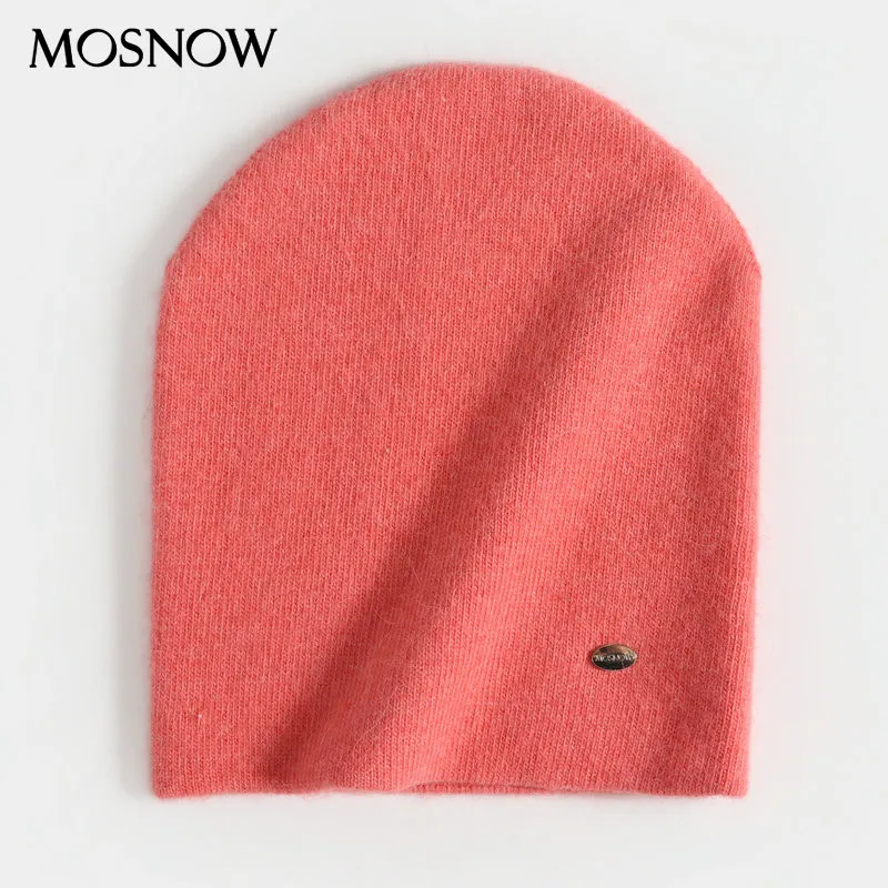 Triušio Plaukų Žiemos Skrybėlės Moterims Beanies Šiluma Slidinėjimo Kepurė Girl 's Hat Moterų Bžūp Skullie Dirbtinis 2019 Naujas Mados Skrybėlę