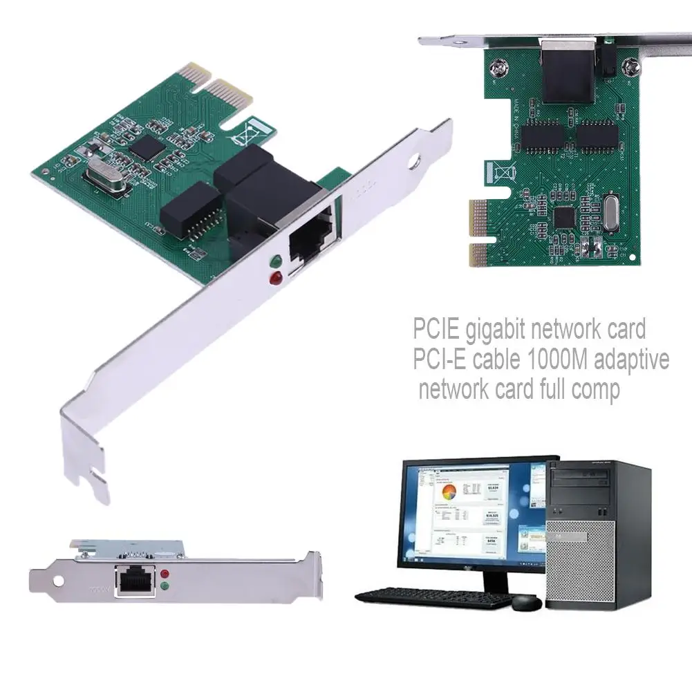 10/100/1000MBps PCI Lan tinklo Korta Ethernet PCI Express PCI-E Tinklo Valdiklio plokštė RJ45 Lan Adapteris Keitiklis
