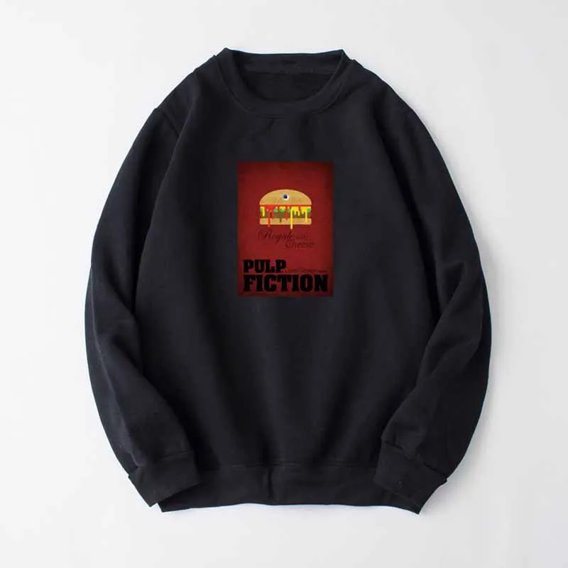 Pulp Fiction punk roko mados palaidinukė hoodies