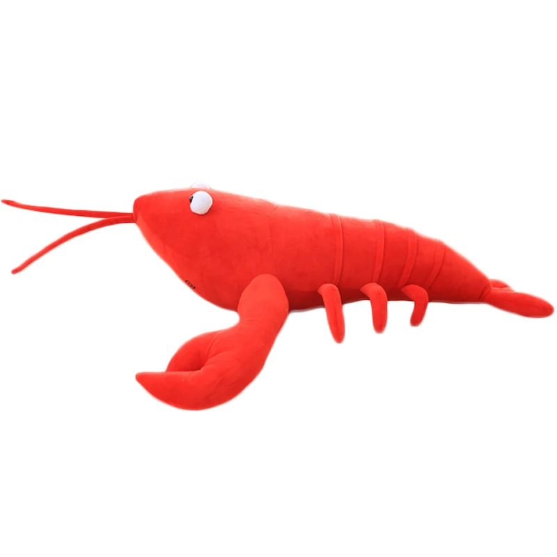 30-80cm Raudona Omarų Įdaryti Pliušinis Žaislas Didelis Omaras Pliušinis Lėlės, Imitavimo Gyvūnų Tikroviška Vėžių, Krevečių Lėlės Geros Kokybės