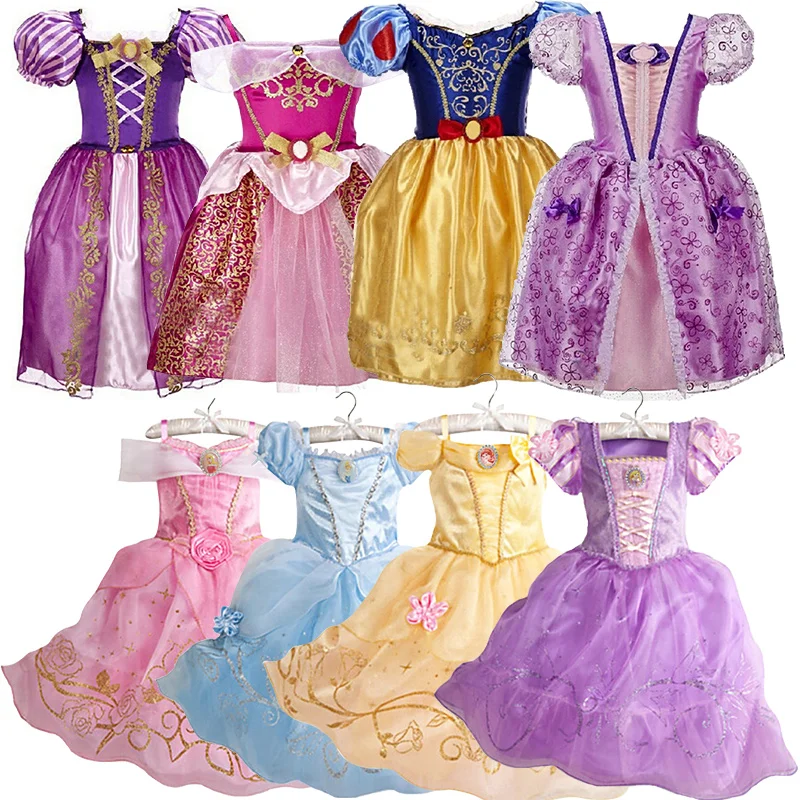 2020 M. Mergina Suknelė Princesė Dress Baby Girl Princesė Suknelė Šalis Dress Up Gimtadienio Suknelė Suknelė Baby Girl Dress Cosplay Suknelė Suknelė