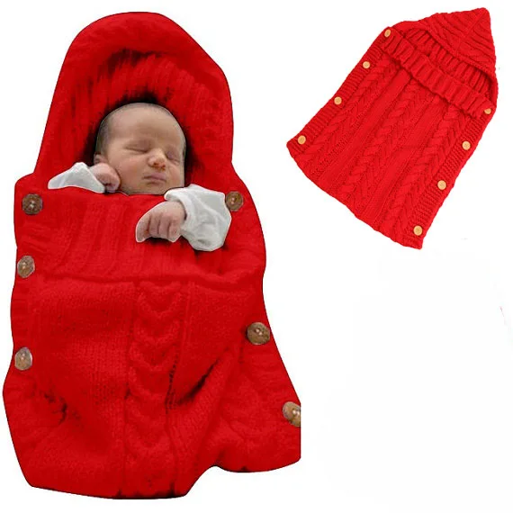 Šilti Megztiniai Mygtukai Naujagimių miegmaišis Kūdikiams, Lauko Vežimėlis Miego Maišą Kojų motinystės fotografija rekvizitai reguliuojamas miegmaišį