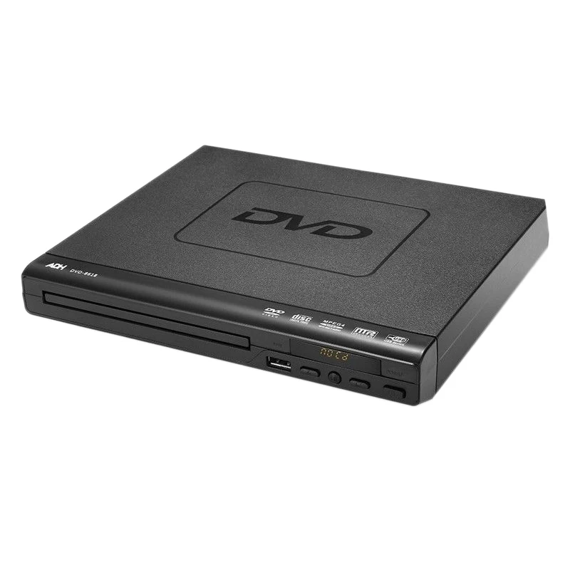 Nešiojamas DVD Grotuvas TV Paramos USB Prievado Kompaktiškas Multi Regiono DVD/SVCD/CD/cd Grotuvas su Nuotoliniu pulteliu, o Ne Remti HD