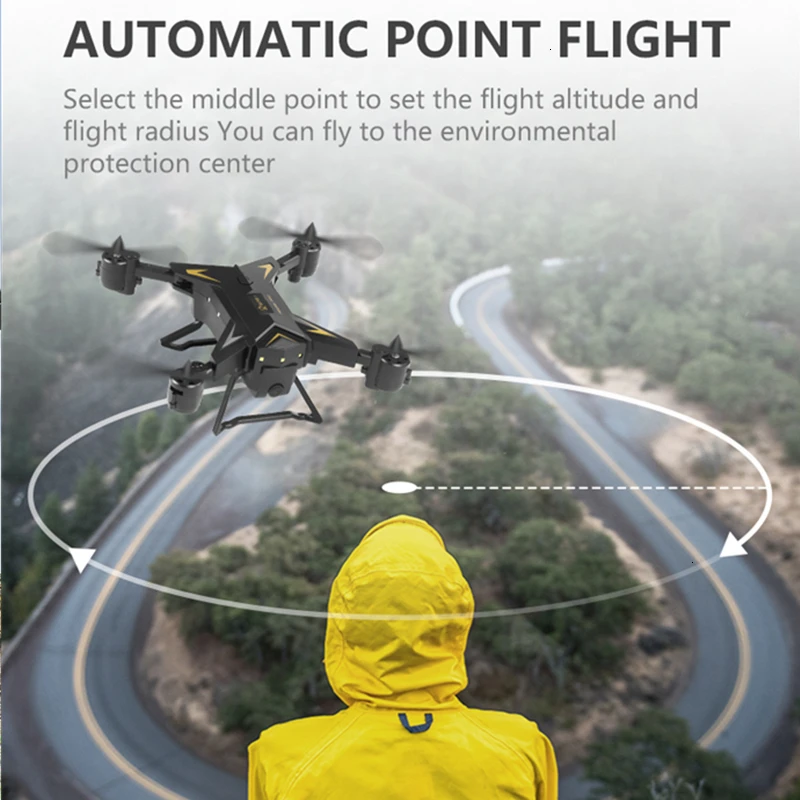RC Drone KY601G GPS Quadcopter su 5G 4K HD Kamera 2000 Metrų Valdymo Atstumas Pro Selfie Sekite Mane Quadrocopter Skristi 20 Min
