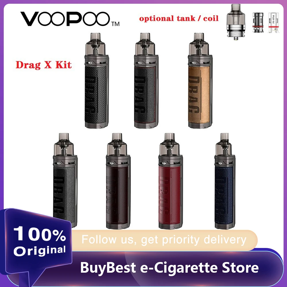 Naujas Originalus VOOPOO Vilkite X Mod Pod Vape Rinkinys su TFT Spalvotas Ekranas & GENŲ.TT chip E-cigarečių Garintuvas Vs Vinci X / Aegis Padidinti