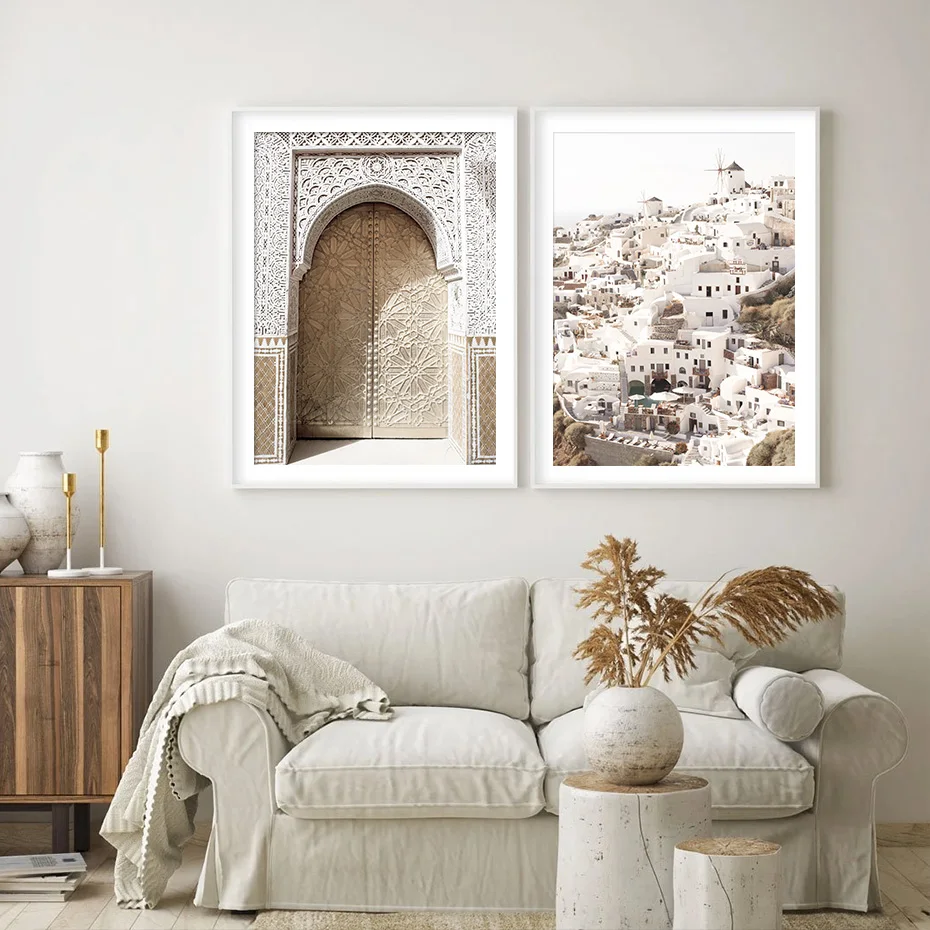 Maroko Arka, Durų Keliauti Kaime Plakatas Kraštovaizdžio Drobės Tapybos Sienos Meno Spausdina Nuotraukas Kambarį Galerija Namų Dekoro