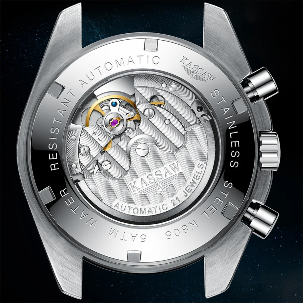 Vyrai Automatinis Laikrodžiai Sporto Mechaninis Laikrodis Žuvėdra St2868 Judėjimas, Nerūdijančio Plieno, Safyro Kristalas, Šviesos Laikrodis 2021