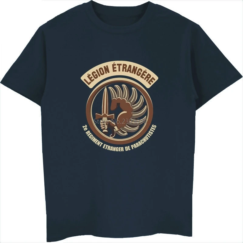 Užsienio Legion Etrangere prancūzijos Specialiosios Kariuomenės T-shirt Vasaros Vyrų Medvilnės trumpomis Rankovėmis Marškinėliai Cool Tees Viršūnes Harajuku Streetwear