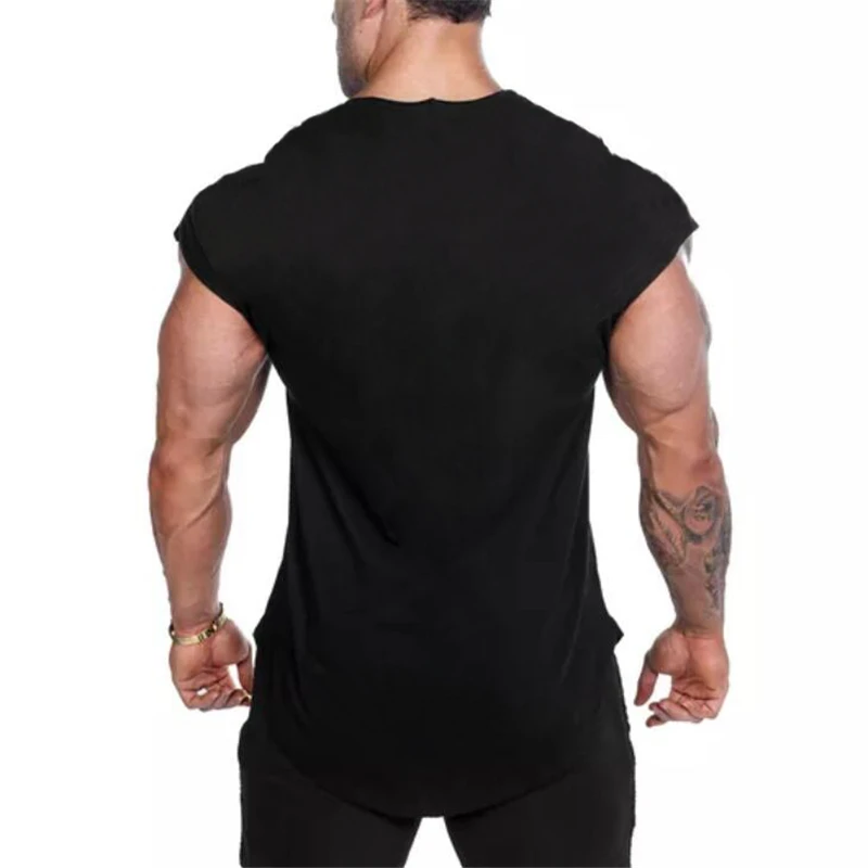 Prekės Fitneso Drabužių No Pain No Gain Salėse Marškinėliai Vyrų Slim fit Marškinėlius Pratęstas Šukutės Hem 2021 M. Vasarą Japonijos Rankovėmis T-Shirt