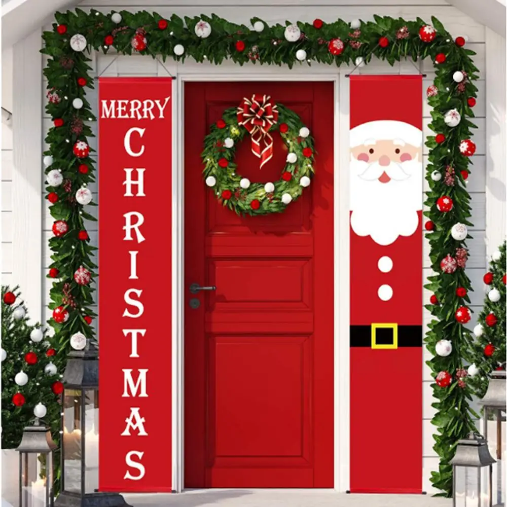 Kalėdų Durų Reklama Kalėdų Dekoro Namų Lauko Linksmų Kalėdų Durų Deco 