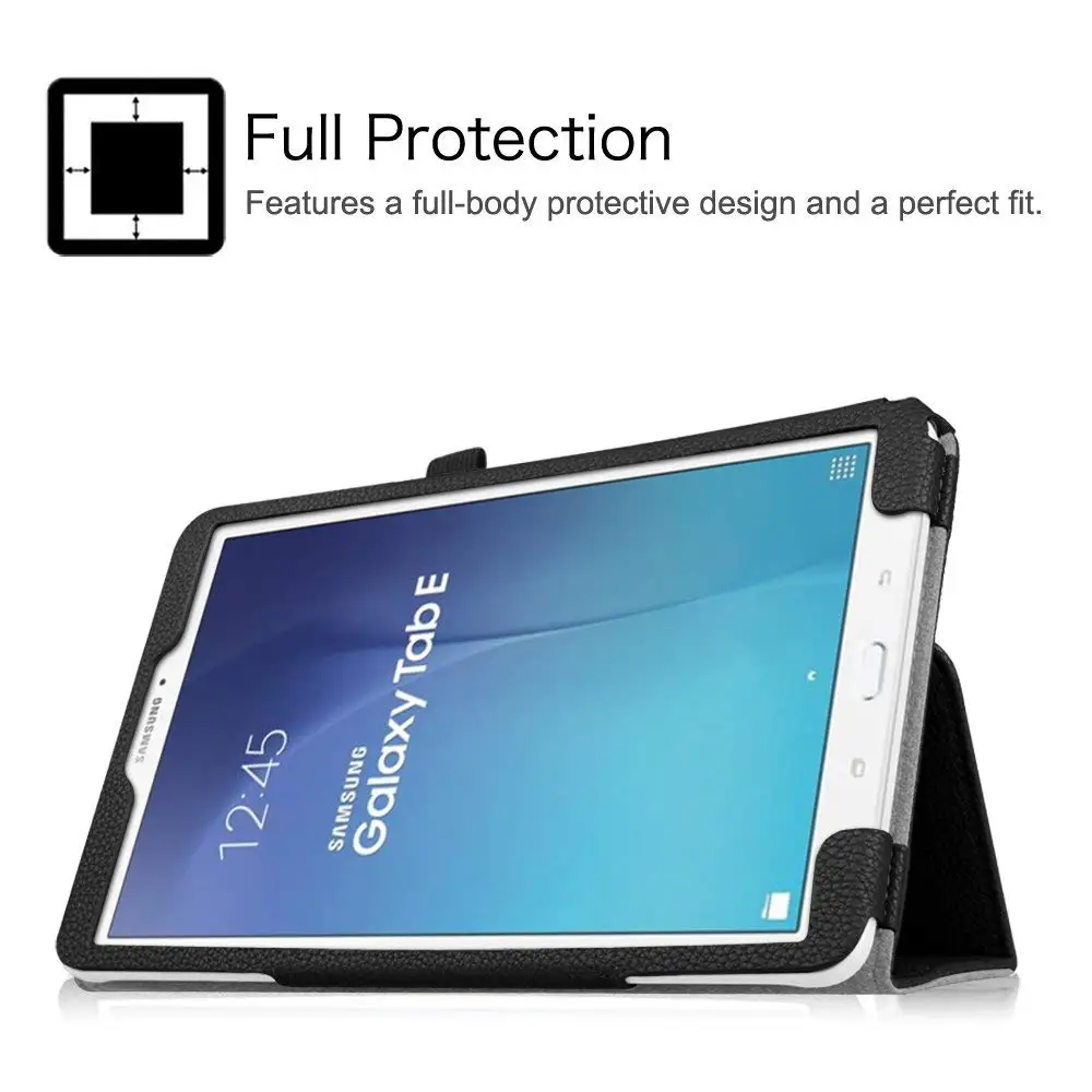 Apversti PU Odos Case Cover For Samsung Galaxy Tab E 9.6 Atveju 