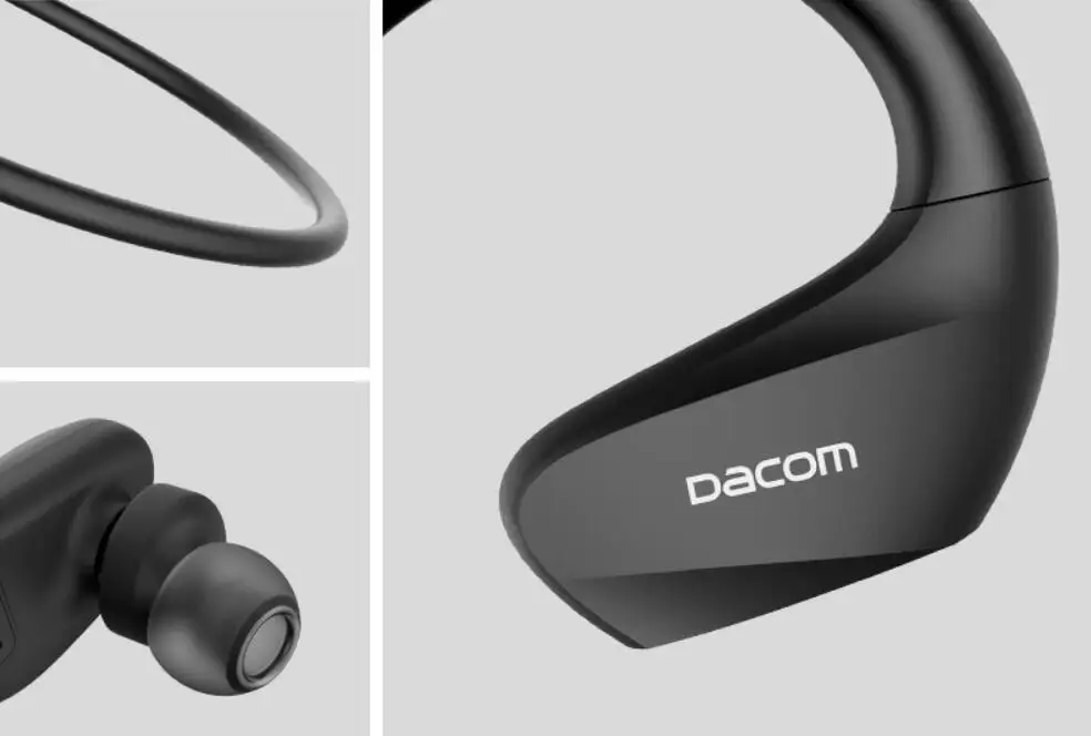 Naujausias Dacom Sportininkas+ Plius Ausies Kabliuko Sporto Bluetooth 4.1 IPX7 BT4.1 Belaidžio 