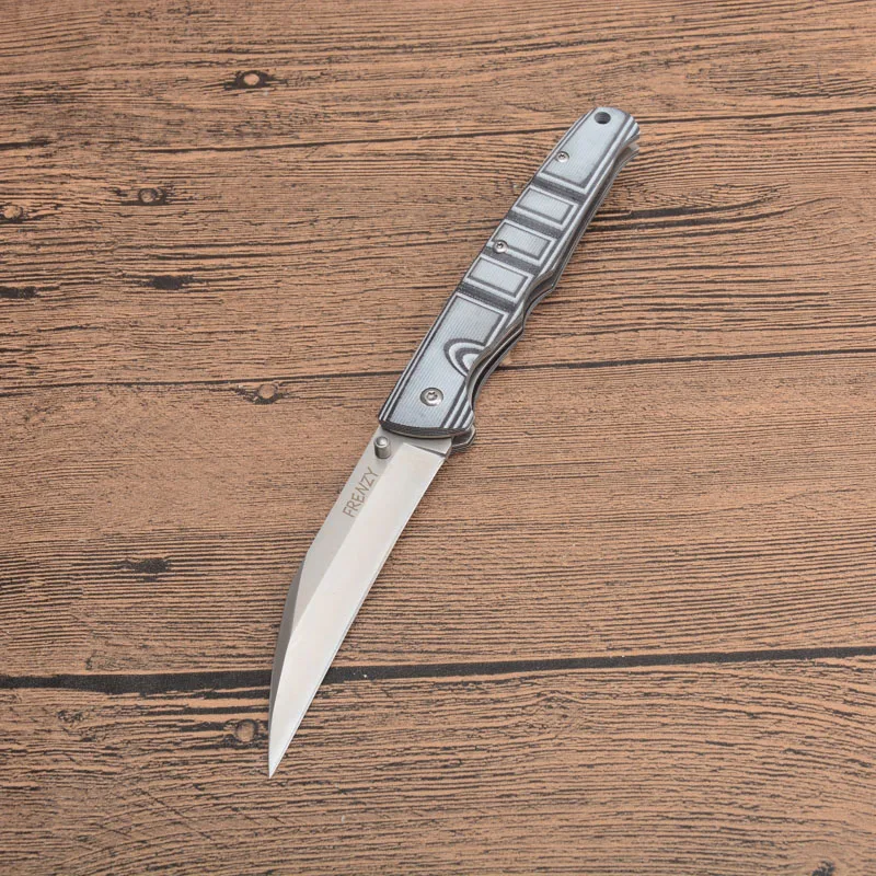 Naujas Atvykimo sulankstomas peiliukas 8cr18 ašmenys G10 rankena lauko kempingas medžioklės Taktinis išgyvenimo Įrankis vaisių peiliai EDC įrankiai