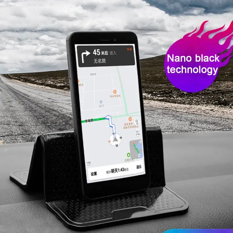 Nano-adsorbcijos Automobilinis Telefono Laikiklis, Sulankstomas Anti-gravity Stovėti GPS vient pagalba Telefonu