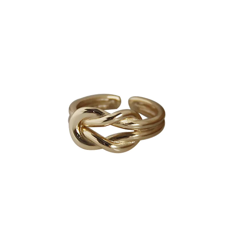 CHUANGU korėjos versija S925 gryno sidabro žiedas originalus INS šaltas vėjas sagtį, žiedą, bendras moteris studentų sterlingas sidabro žiedai