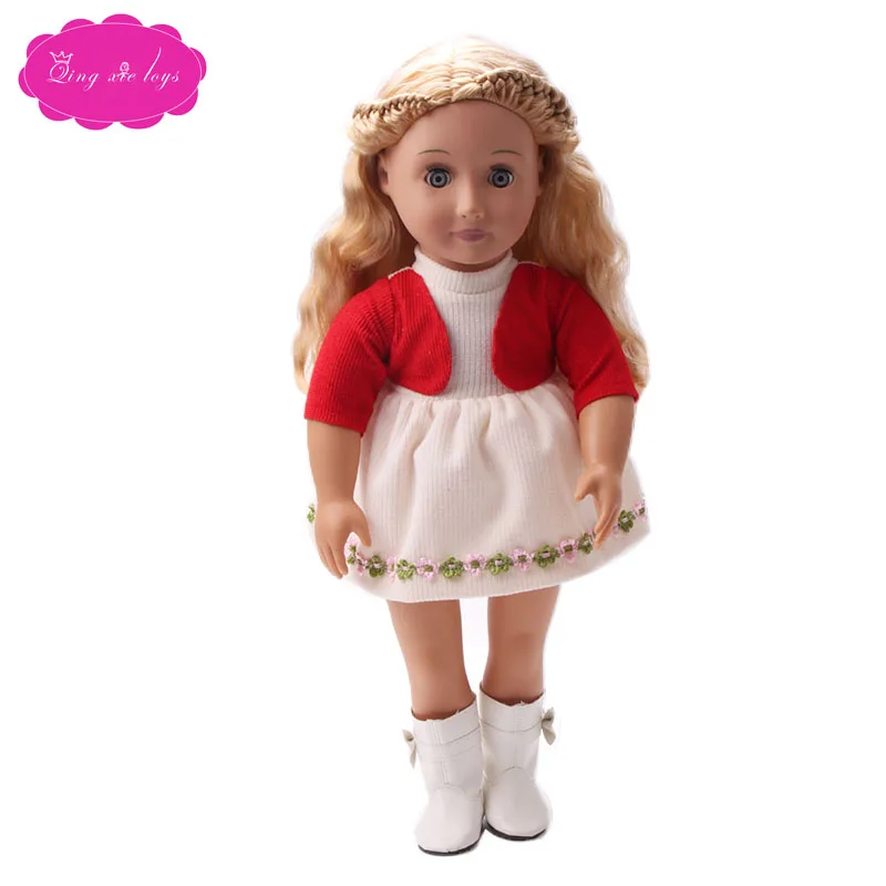 Lėlės suknelės 5 stilius tinka 18 colių Mergina lėlės ir 43 cm kūdikių lėlės suknelė aksesuarai c135