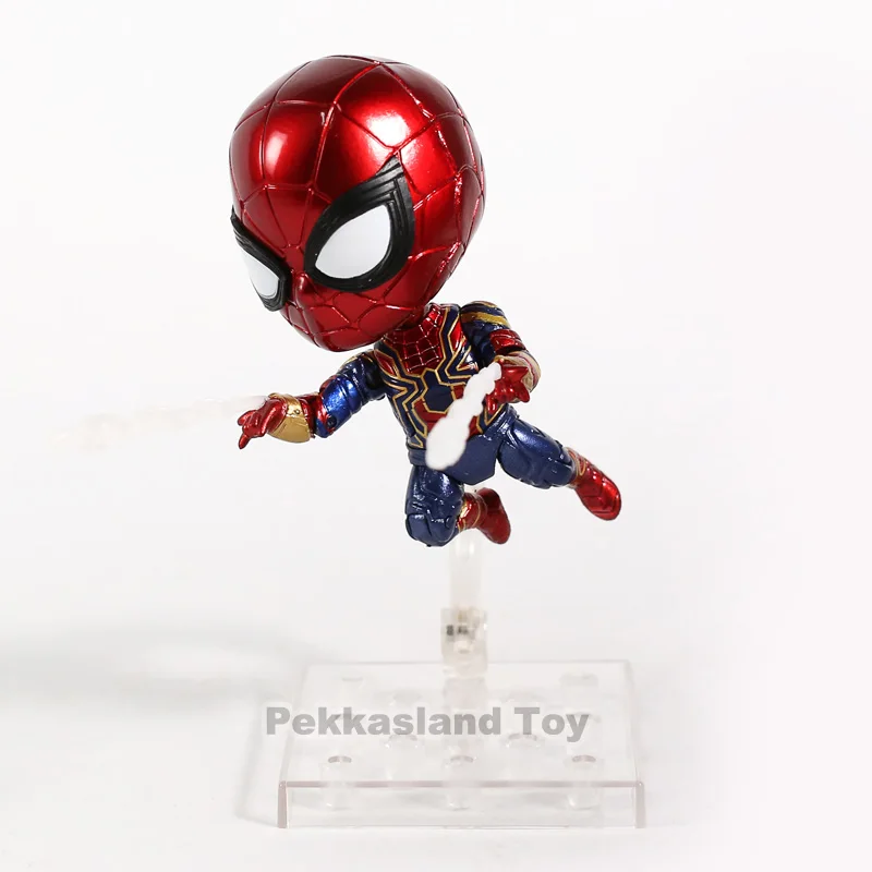 1037 Geležis Spider Keršytojas Begalybės Karo Spiderman PVC Veiksmų Skaičius, Kolekcines, Modelis Žaislas