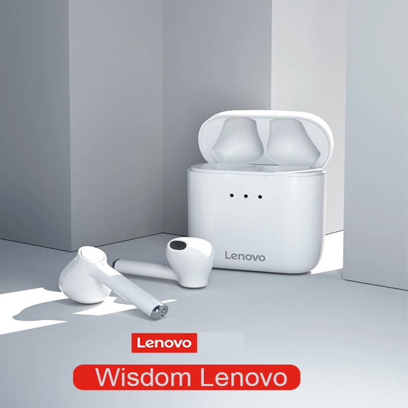 Lenovo QT83 Ausinės Bluetooth V5.0 TWS Belaidės laisvų Rankų įrangos Su Mikrofonu Sporto, Vandens Rodyti Įrodymas, Ausines IOS baterijos