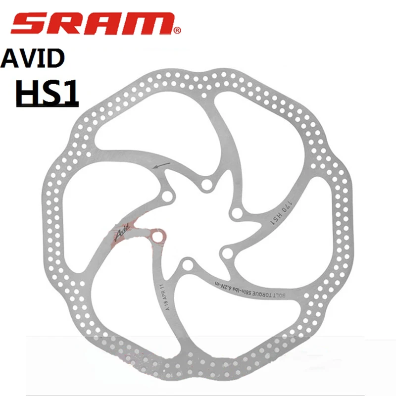 SRAM Centrinės KROVININIS XR HS1 Center Lock Plaukiojantis Diskas Stabdžių Rotoriaus 140/160/180/200mm 6 Varžtas už kalnų dviračių Avid stabdžių dviračių dalis