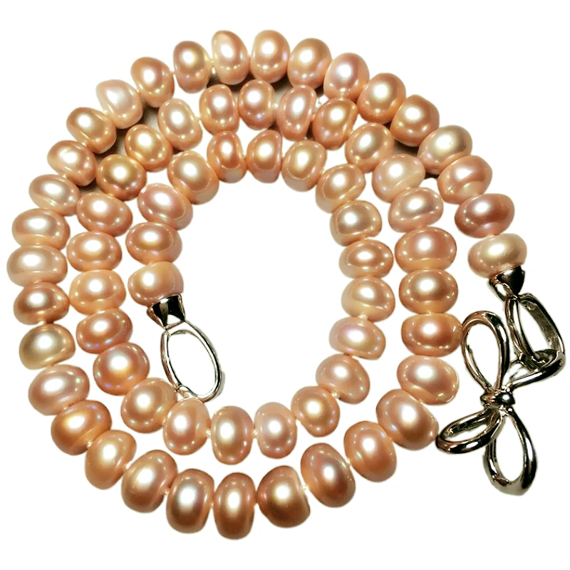 2020 Nekilnojamojo Balta Perlų Vėrinį Natūralių Gėlavandenių Perlų Choker Karoliai Moterų Papuošalų Mados Dovana