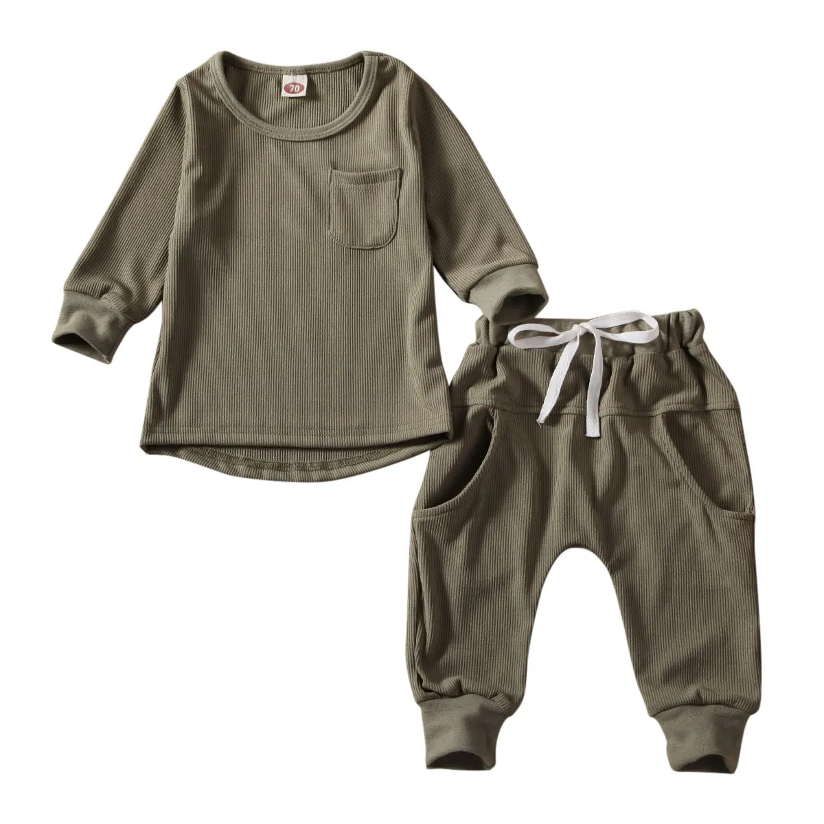 Kūdikių berniuko, dviejų dalių rinkinys, drabužių naujagimis berniukas long sleeve top ziajać rinkinių drabužių
