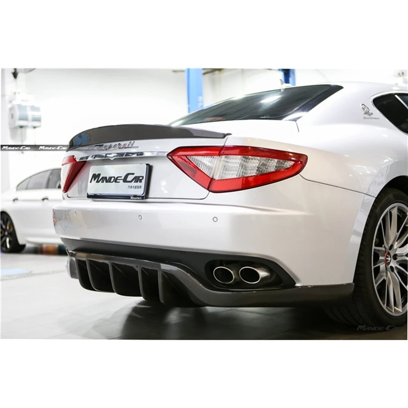 Anglies Pluošto, automobilių galinis kamieno įkrovos lūpų spoileris sparno Maserati GranTurismo GT 2 Durys, butas kamieno 06-11 Ne Kabrioletas