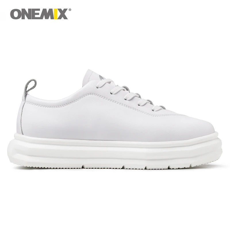 Onemix platforma batai moteris padidėjo batų dizaineris Lauko Riedlenčių Batai Moterims, Balti Sportbačiai 2020 M. Padidinti 5CM