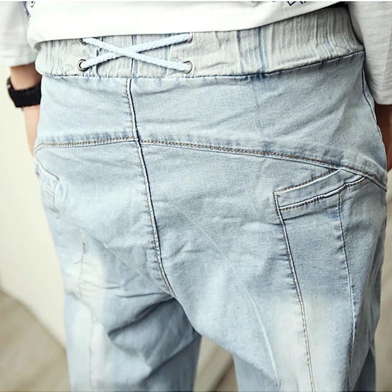 Japonija Stiliaus Naujas Vyrų Šiuolaikinės Haremas Džinsai Slim korėjos Stiliaus Pieštuku Kelnes Jaunimo Mada Cross-Pants Plus Size 28-36 MB101