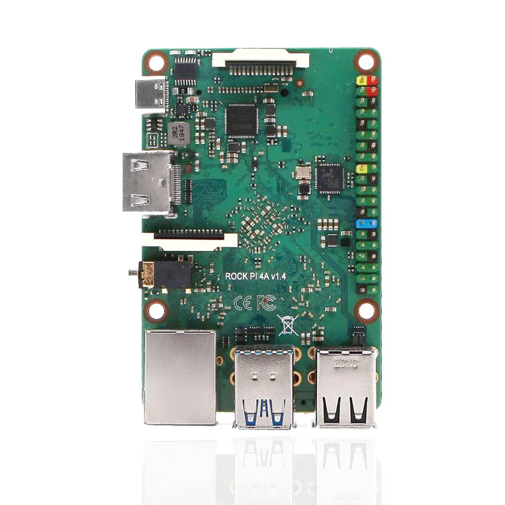 Naujas ROKO PI 4A V1.4 Rockchip Valdybos ARM Cortex šešių pagrindinių SBC/Single Board Computer Suderinama su europos sąjungos oficialusis Aviečių Pi Ekranas