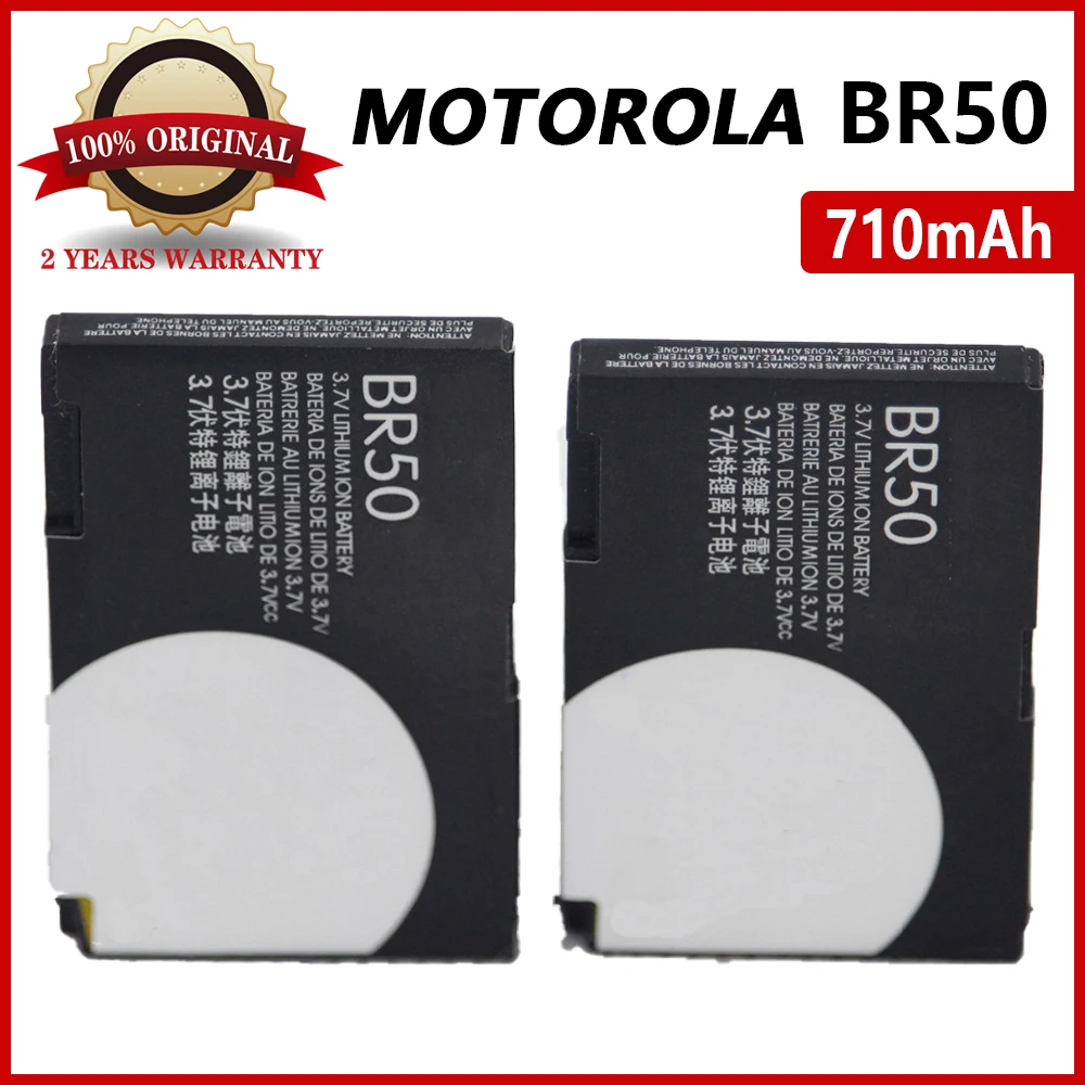 Realių BR50 710mAh Už Motorola Moto Razr V3 V3c V3E V3i V3m V3r V3t V3Z Pebl U6 Prolife 300 500 Aukštos kokybės Baterija