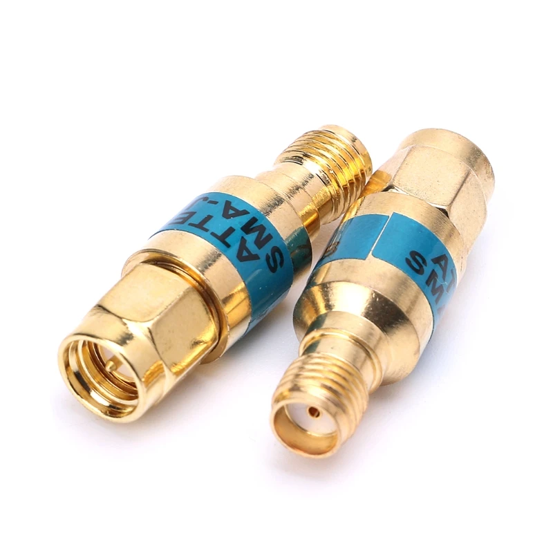 Aukso Attenuator SMA-JK Vyrų ir Moterų RF, Coaxial Attenuator 2W 0-6GHz 30db brand new ir aukštos kokybės