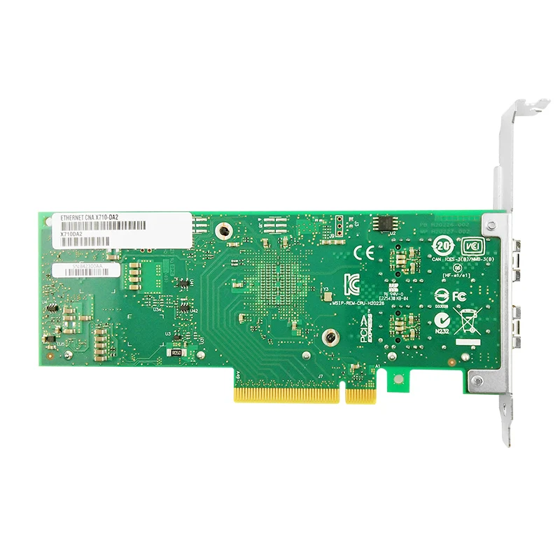X710-DA2 Tinklo Ethernet Jungiamasis Adapteris, PCI-Express 3.0 x8 Tinklo Korta Intel 10Gb X710 SFP+
