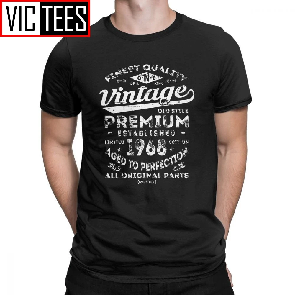 Derliaus 1968 Gimtadienio Dovanų Idėjos Vyrams, T Marškiniai Vyras Šalis Drabužius Unikalus-Osioms Gimimo Metu T-Shirt Marškinėliai