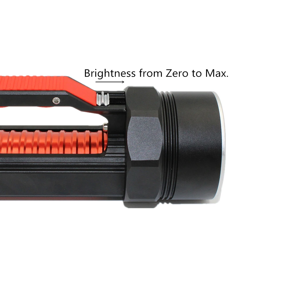 Povandeninis UV Nardymo Žibintuvėlis Galingas 4x UV LED Ultravioletinė 395nm Raudonos Šviesos, atsparus Vandeniui Žibintuvėlis ieškoti gintaro