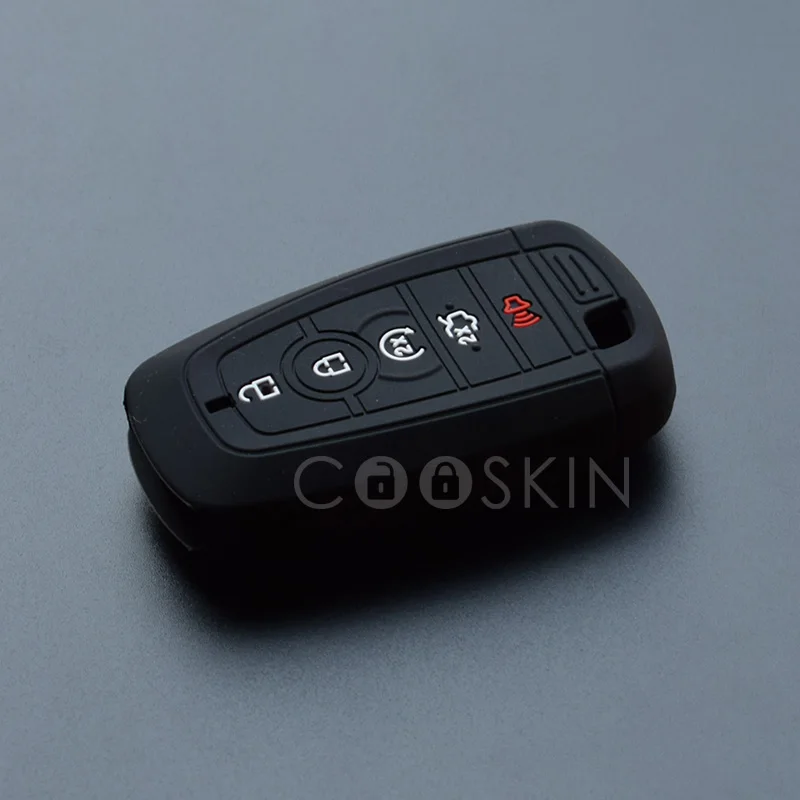 5 mygtukas silikono automobilio raktas fob padengti atveju nustatyti shell 