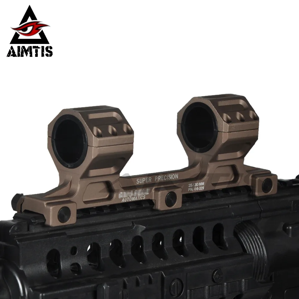 AIMTIS AR15 M16 M4 GE Mount Ilgai Versija taikymo Sritis Mount Tactical Rifle 25.4 mm/30mm Medžioklės Žiedai Mount Ginklas Tinka Picatinny Rail