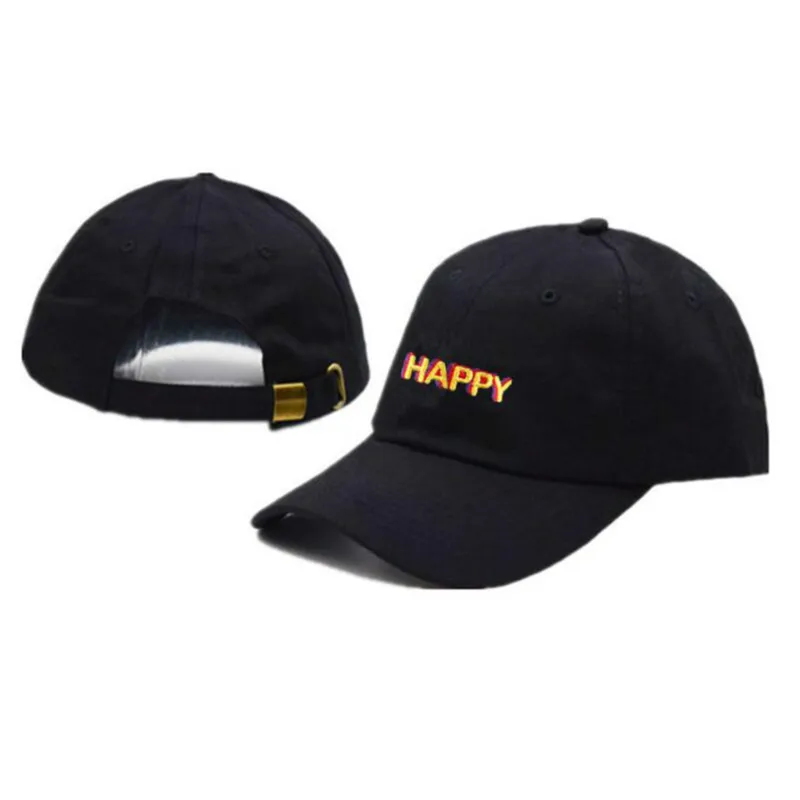 Mados medvilnės laukinių beisbolo kepuraitę LAIMINGAS siuvinėjimo tėtis skrybėlę vyrams, moterims, Kpop golfo kepurės sporto, laisvalaikio hip-hop snapback skrybėlės