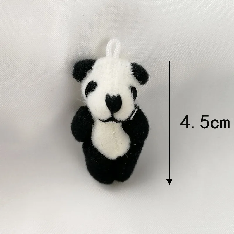 10 VNT./DAUG Bendrų Panda Pliušinis 4.5 cm Įdaryti Vestuvių Lauke Lėlės, žaislai ir Gimtadienio Lauke lėlės Žaislas Panda Pliušinis Dovanos Vaikams CMR012
