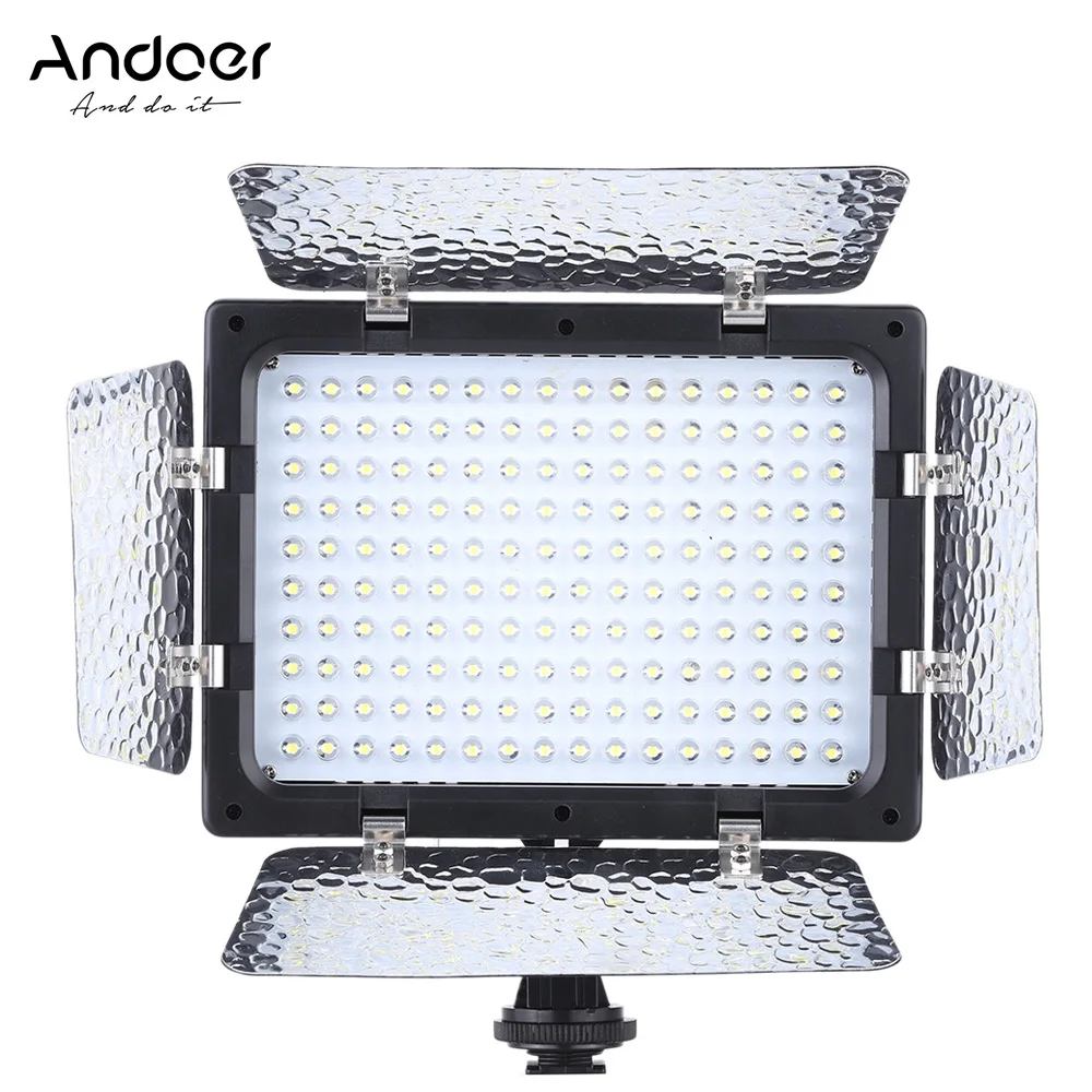Andoer W160 Vaizdo Fotografijos Šviesos Lempa Skydelyje 6000K 160 Led 