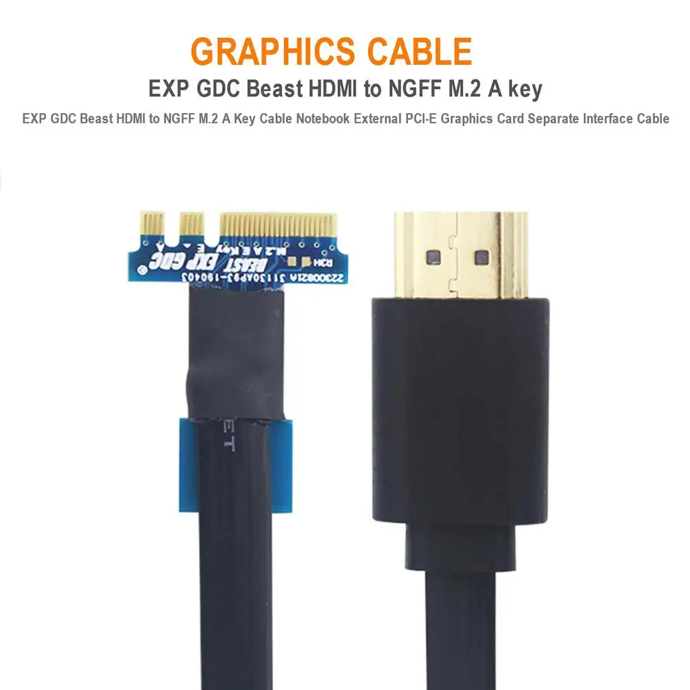 EXP GDC Žvėris HDMI NGFF M. 2 pagrindinis Kabelis Sąsiuvinis Išorės PCI-E vaizdo plokštė Atskiros Sąsajos Kabelis