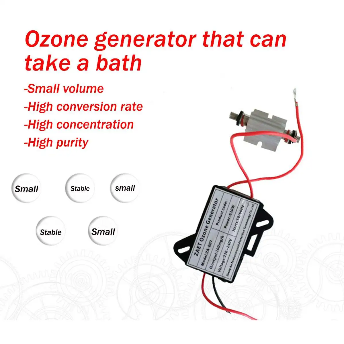 Ozono Generatorius 220V namų Oro Valytuvas Ozonizador Ozonatorius Oro valymo Ozon Generatorius Priedai Ozonizer Sterilizacija Kvapas