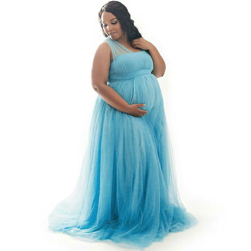 Seksualus Motinystės Suknelės Fotografijos Rekvizitai Elegantiškas Sujungimas Tinklelio Suknelė Nėščioms Moterims Maxi Suknelė Drabužius Fotosesijas 6 Spalvų