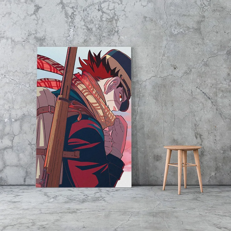 Sugimoto Aukso Kamuy anime drobės tapybos dekoro sienos menas nuotraukas miegamasis tyrimas namo kambarį apdaila spaudinių plakatas