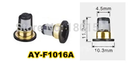 NEMOKAMAS PRISTATYMAS 500pieces Prefektas kokybės degalų įpurškimo filtras naudojamas NISSAN TIIDA (11.2*10.3*4.5 mm, AY-F1016A)