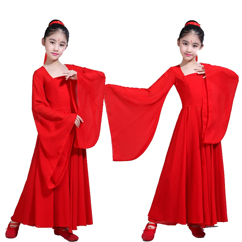 Naujas klasikinio šokio kostiumai elegantiškas Kinų stiliaus kostiumas pasakų pagerėjo Hanfu vaikų kostiumas senovės kinų kostiumas